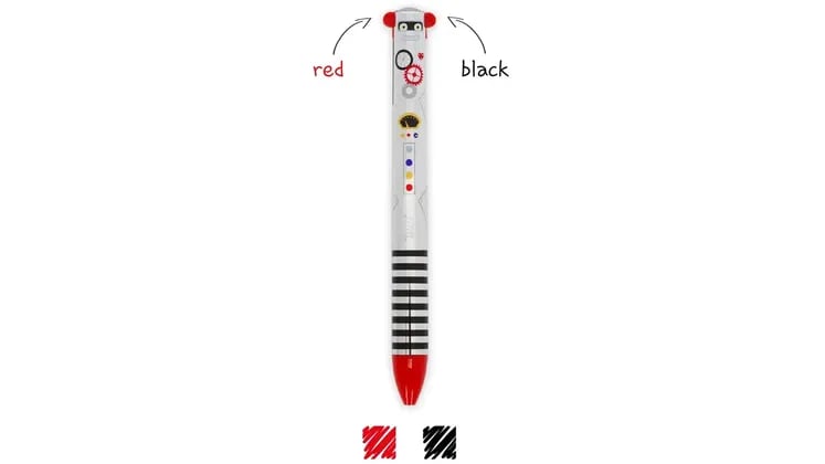 Στυλό Διαρκείας Legami 2 Χρωμάτων Robot 1.0 mm
