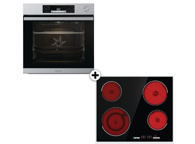 HISENSE BSA66226AX Εντοιχιζόμενος Φούρνος Άνω Πάγκου 77 Lt - Inox