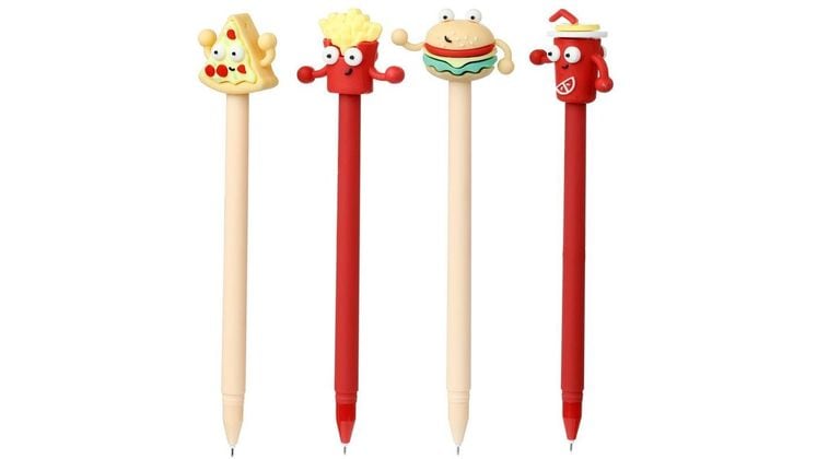 Στυλό Διαρκείας Puckator Topper Fast Food (1 Τεμάχιο)