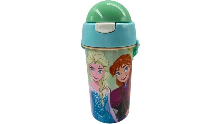 Παγούρι Gim Πλαστικό Fd Frozen 500 ml Μπεζ