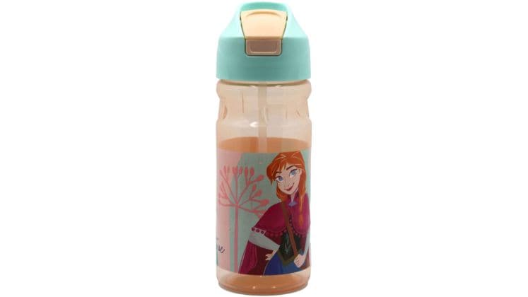 Παγούρι Gim Flip Πλαστικό Frozen 500 ml Μπεζ