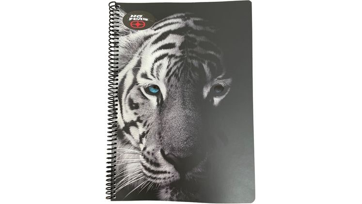 Τετράδιο Σπιράλ No Fear Α4 2 Θεμάτων Long Board-Tiger (1 Τεμάχιο)