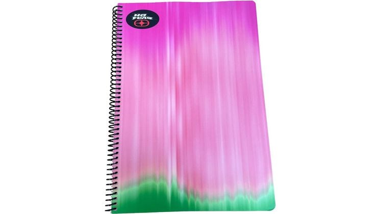 Τετράδιο Σπιράλ No Fear Α4 2 Θεμάτων Fluo Prints-Pink Grid (1 Τεμάχιο)