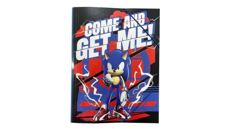 Ντοσιέ Gim Με Λάστιχο A4 Sonic Prime