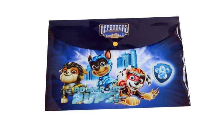 Φάκελος Gim Paw Patrol με Κουμπί Μπλε