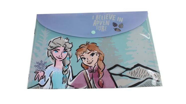 Φάκελος Gim Frozen με Κουμπί Γαλάζιο
