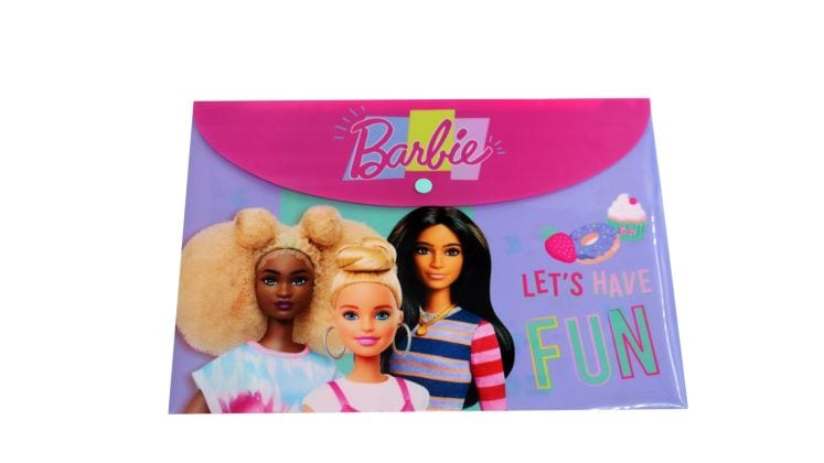 Φάκελος Gim Barbie με Κουμπί Λιλά