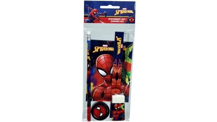 Σχολικό Σετ & Μπλοκάκι Σημειώσεων Gim Spiderman