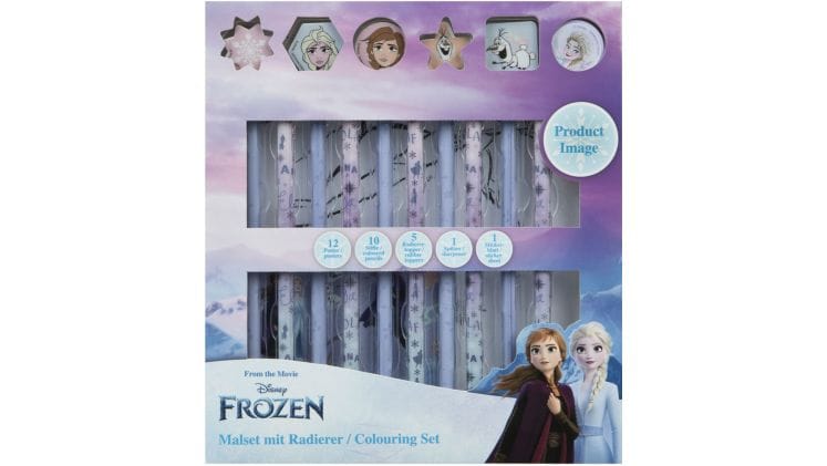 Σετ Ζωγραφικής Gim Frozen (29 Τεμάχια)