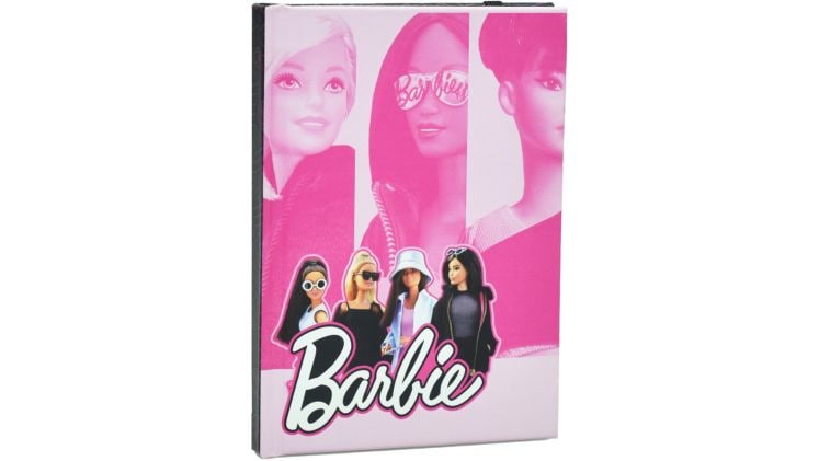 Σημειωματάριο Gim Α6 Barbie Ριγέ Με Λάστιχο