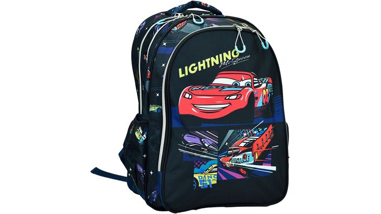 Τσάντα Πλάτης Δημοτικού Gim Cars Under The Lights
