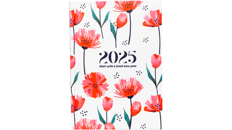 Ημερολόγιο Ημερήσιο Coolbee Blooming Flower 11x16.5cm