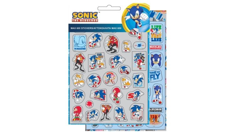 Αυτοκόλλητα Gim Sonic Max (600 Τεμάχια)