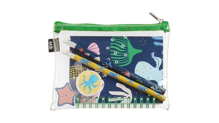 Σετ Κασετίνα Παραλληλόγραμμη Miquelrius Pvc Sea World