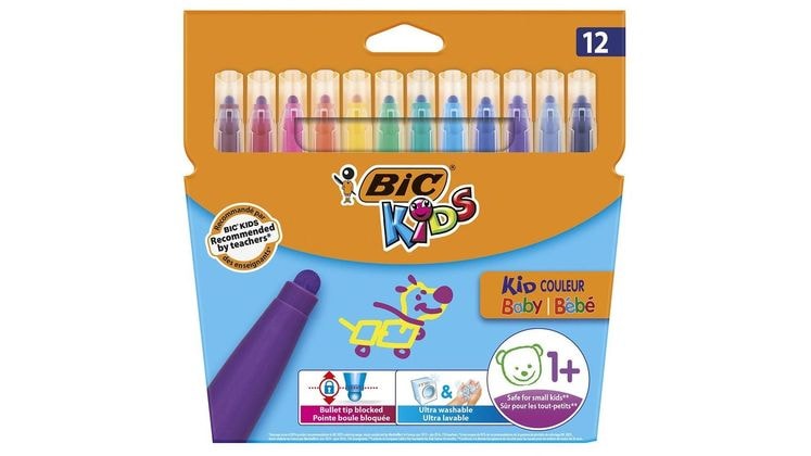 Μαρκαδόροι Bic Pastel (12 Τεμάχια)