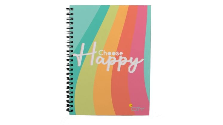 Τετράδιο Σπιράλ City Happies A4 3 Θεμάτων (1 Τεμάχιο)