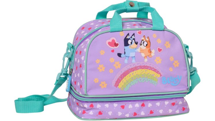 Τσαντάκι Φαγητού Graffiti Προνηπιακό Ισοθερμικό Lila Bluey