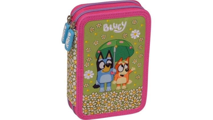 Κασετίνα Παραλληλόγραμμη Γεμάτη Graffiti Green Bluey