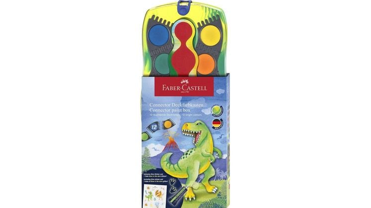 Νερομπογιές Faber-Castell Δεινόσαυροι Connector
