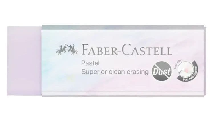 Γόμα Faber Castell Dust Free Παστέλ Μεγάλη (1 Τεμάχιο)