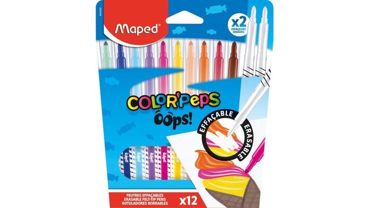 Μαρκαδόροι Maped Erasable Oops 3.6 mm (12 Τεμάχια)