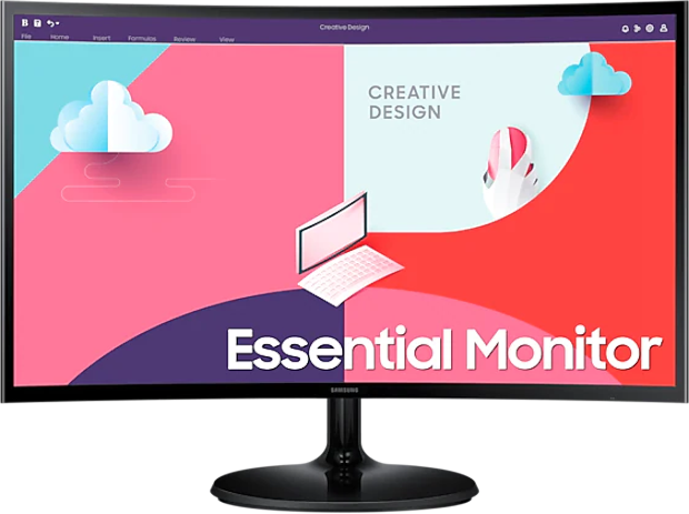 Samsung Essential Monitor S3 S36C 27" FHD VA Curved 75Hz 4ms