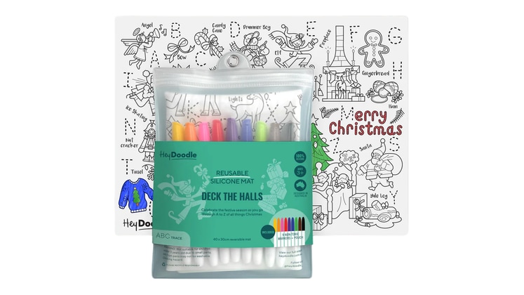 Χαλάκι Ζωγραφικής Hey Doodle Deck The Halls Large