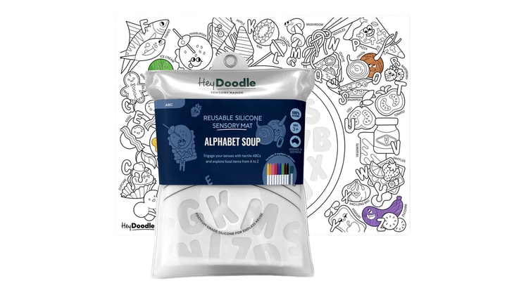 Χαλάκι Ζωγραφικής Hey Doodle Alphabet Soup Large