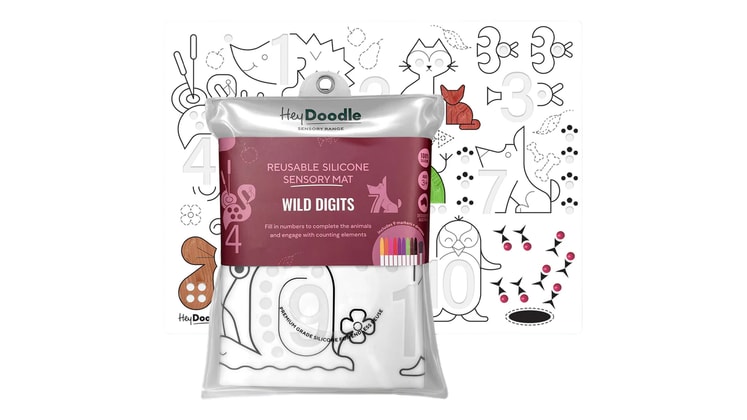 Χαλάκι Ζωγραφικής Hey Doodle Wild Digits Large