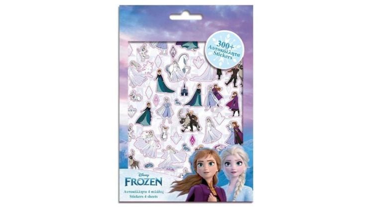 Μπλοκ Με Αυτοκόλλητα Διακάκης Frozen 2 (300 Τεμάχια)
