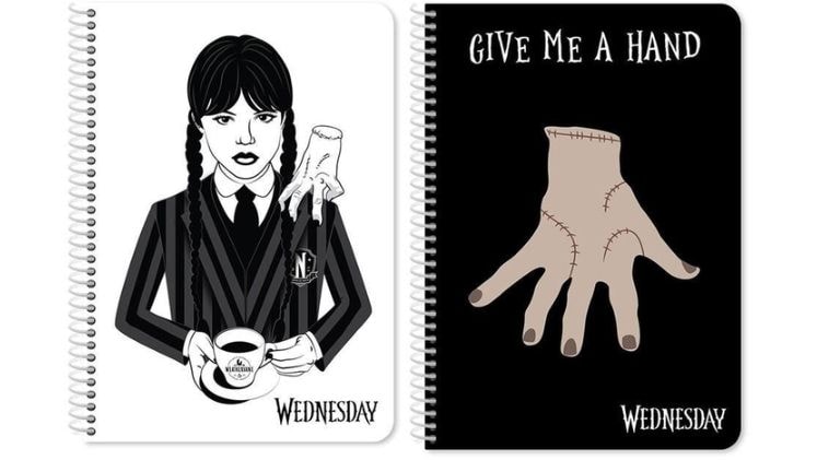 Τετράδιο Σπιράλ Διακάκης Β5 Wednesday 2 Θεμάτων 60 Φύλλων 17x25cm