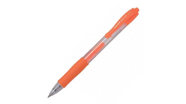 Στυλό Gel Pilot G-2 0.7 mm Neon Πορτοκαλί