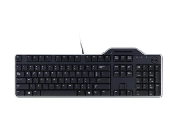 Dell KB813 Smartcard USB Ενσύρματο Πληκτρολόγιο Μαύρο (EN/GR)