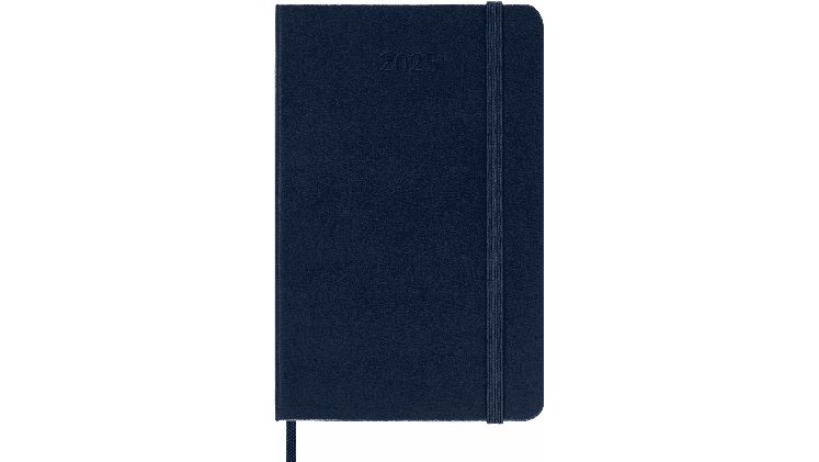 Ημερολόγιο Ημερήσιο 2025 Moleskine 12M Pocket Blue Hard