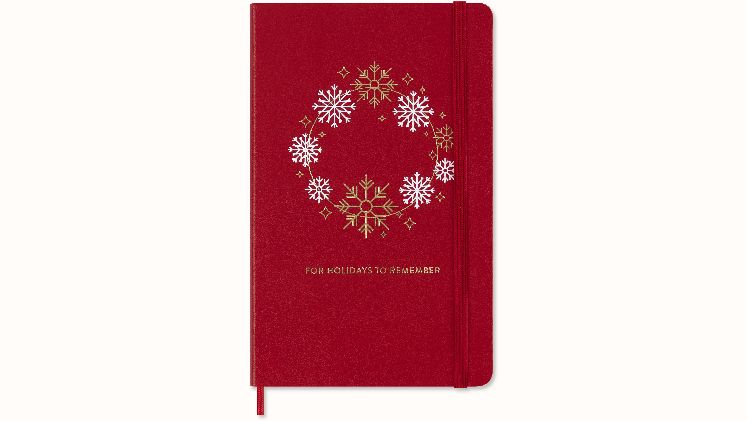 Σημειωματάριο Moleskine Large Ruled Holiday Κόκκινο