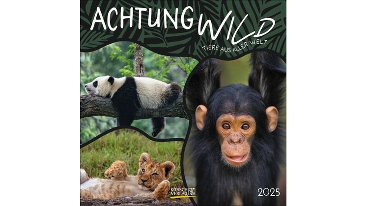 Ημερολόγιο Τοίχου 2025 Achtung Wild