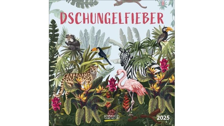 Ημερολόγιο Τοίχου 2025 Dschungelfieber