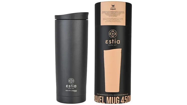 Ποτήρι Θερμός Estia T Mug Midnight Black 450ml