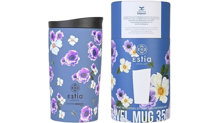 Ποτήρι Θερμός Estia Garden Blue 350ml