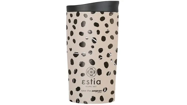 Ποτήρι Θερμός Estia Leopard Taupe 350ml