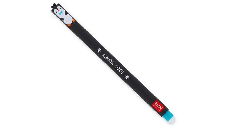 Στυλό Legami Gel Erasable Πιγκουίνος Τιρκουάζ