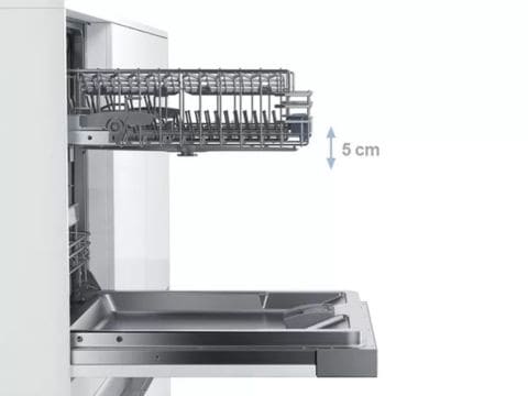 Rackmatic - ρύθμιση ύψους άνω καλαθιού σε 3 επίπεδα, ακόμα και με πλήρες φορτίο