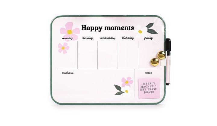 Πινακάκι Μαγνητικό Posh+Pop Εβδομαδιαίο Πλάνο Happy Moments