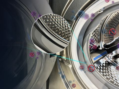 Καθαρός κάδος με λειτουργία Tub Clean 