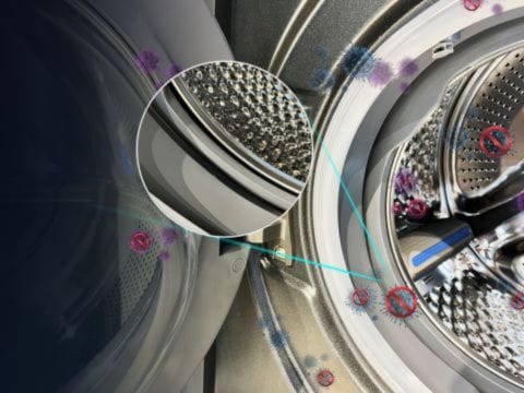 Καθαρός κάδος με λειτουργία Tub Clean