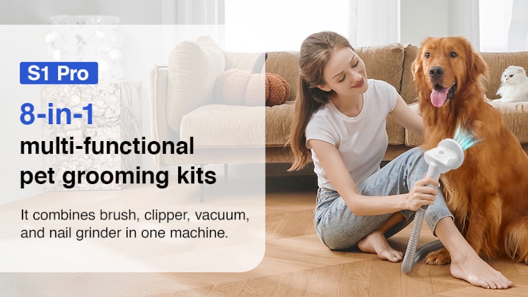 Neakasa Pet Grooming Vacuum Kit S1 PRO 8 in 1