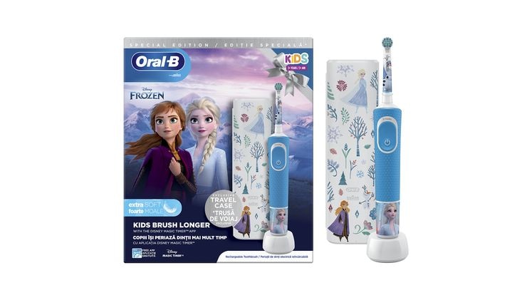 Ηλεκτρική Οδοντόβουρτσα Oral-B Pro Kids Lion King για Παιδιά 3+ Κόκκινη