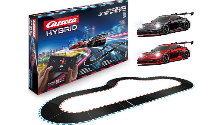 Carrera Hybrid Set: Devil Drivers 1:50 Porsche 911 GT3 R