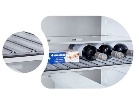 Ράφι-μπουκαλοθήκη 2 σε 1 για μέγιστη αξιοποίηση χώρου