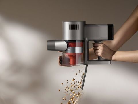 Άδειασμα σκόνης με ένα κουμπί